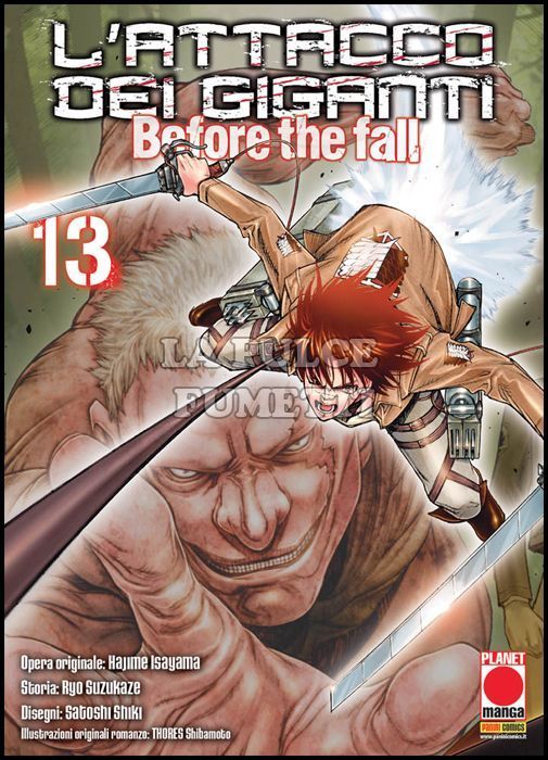 MANGA SHOCK #    19 - L'ATTACCO DEI GIGANTI - BEFORE THE FALL 13